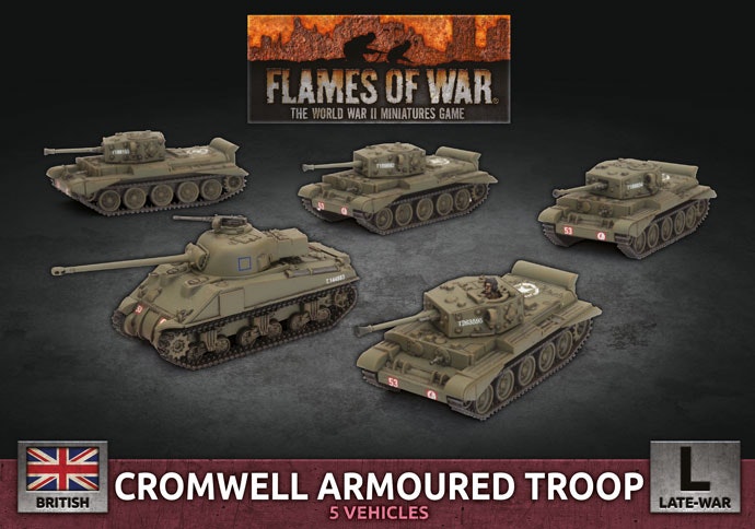 Cromwell Armoured Troop (Plastic) - BBX57