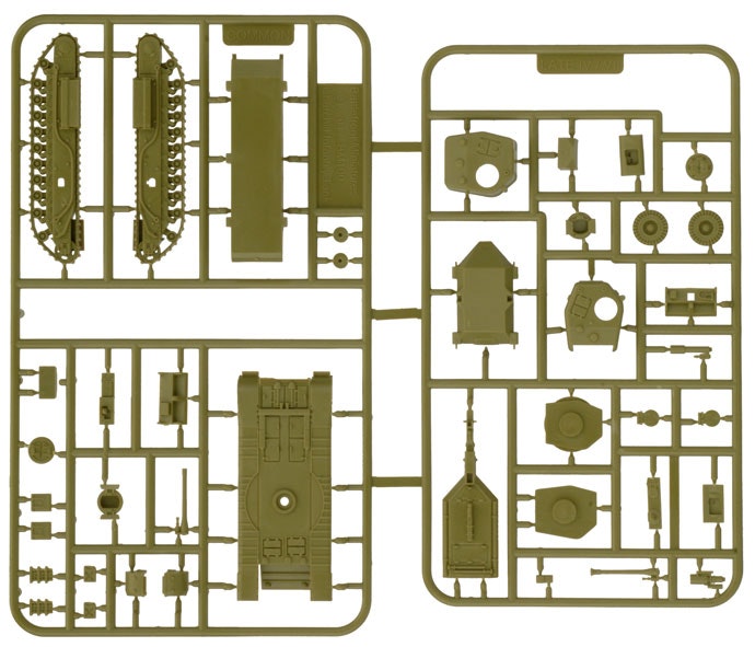 Churchill Armoured Troop (Plastic) - BBX56