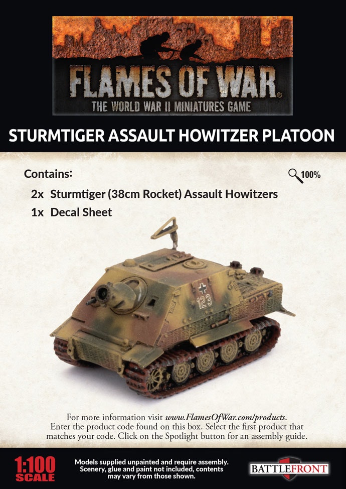 Sturmtiger Assault Howitzer Platoon - GBX184