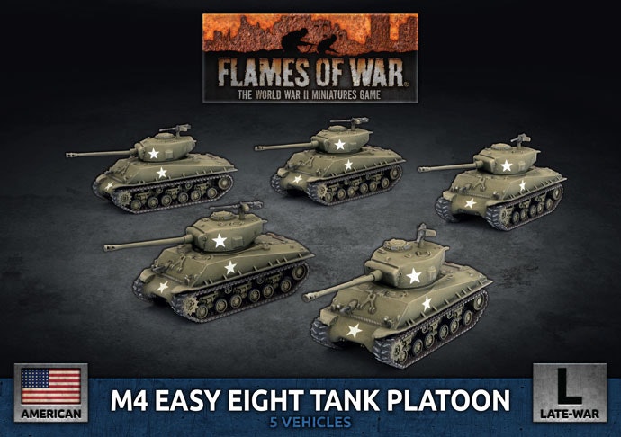 M4 Easy Eight Platoon (x5 Plastic) - UBX91