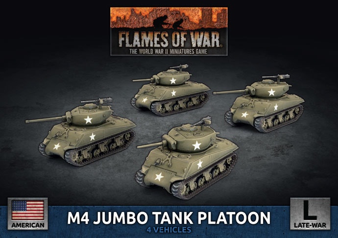 M4 Jumbo Platoon (x4 Plastic) - UBX92