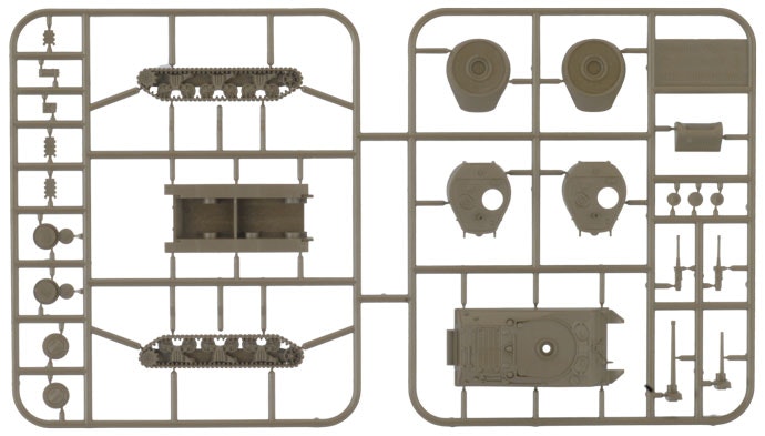 M4 Jumbo Platoon (x4 Plastic) - UBX92