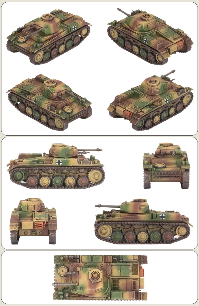 Panzer II Tank Platoon (x3) - GBX183