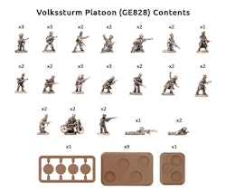 Volksturm Platoon (x38 Figs) - GE828