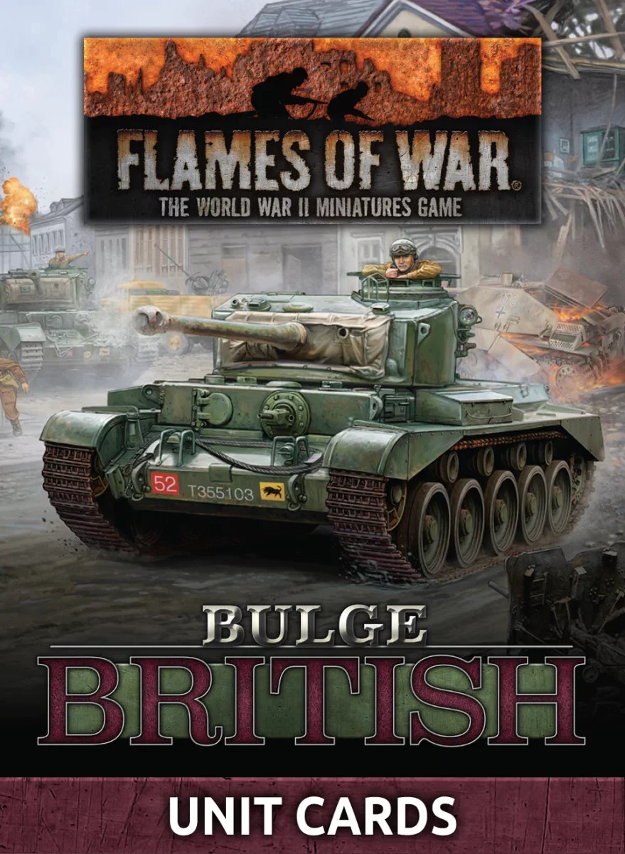 Bulge: British Unit Cards (66x Cards) - FW272U