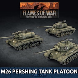 M26 Pershing Tank Platoon (x3 Plastic) - UBX90