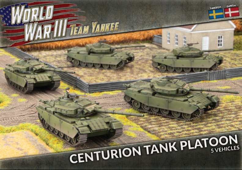 Centurion Tank Platoon (x5 Plastic) - TSWBX02