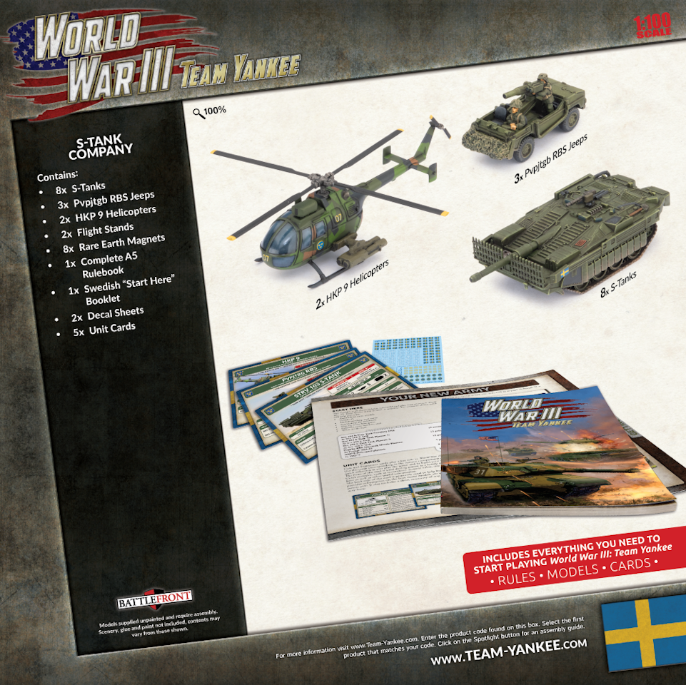 Swedish S-Tank Company Starter Force - TSWAB01