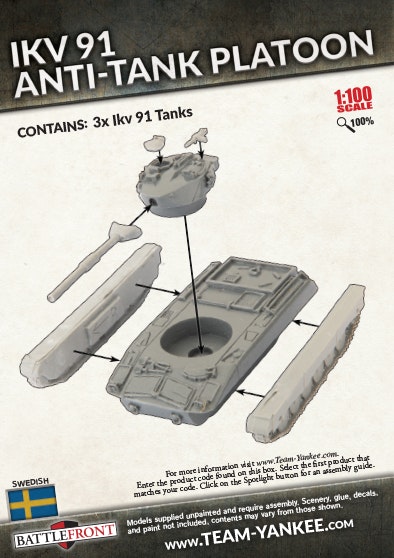 Ikv 91 Anti-tank Platoon (x3) - TSWBX04