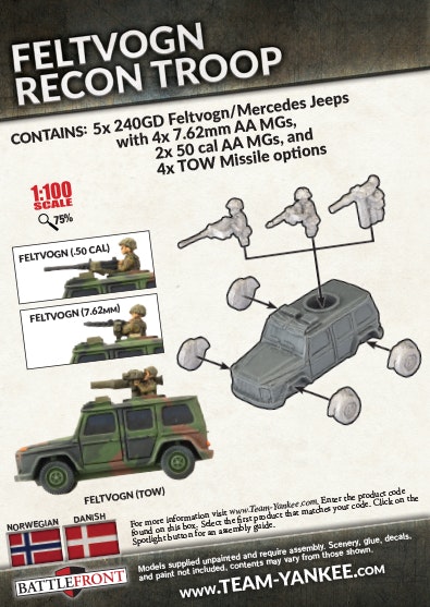 Feltvogn Recon Troop (x5) - TNOBX03