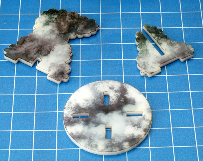 Smoke Bombardment Markers (x4) - AT006