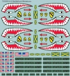 WW3 American Decal Set (WWIII x4 Sheets) - TUS950