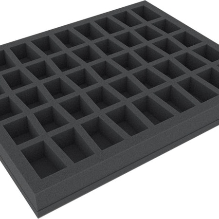 FS035C5BO 35 mm Full-Size foam tray with 45 compartments