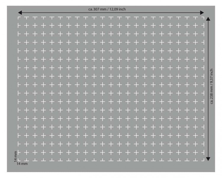 FS060RS 60 mm Full-Size Pick And Pluck foam tray self-adhesive