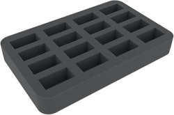 HS035BA06 Foam Tray for Bolt Action - 16 miniatures