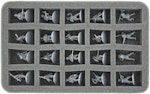 HS035BA05 Foam Tray for Bolt Action - 20 miniatures