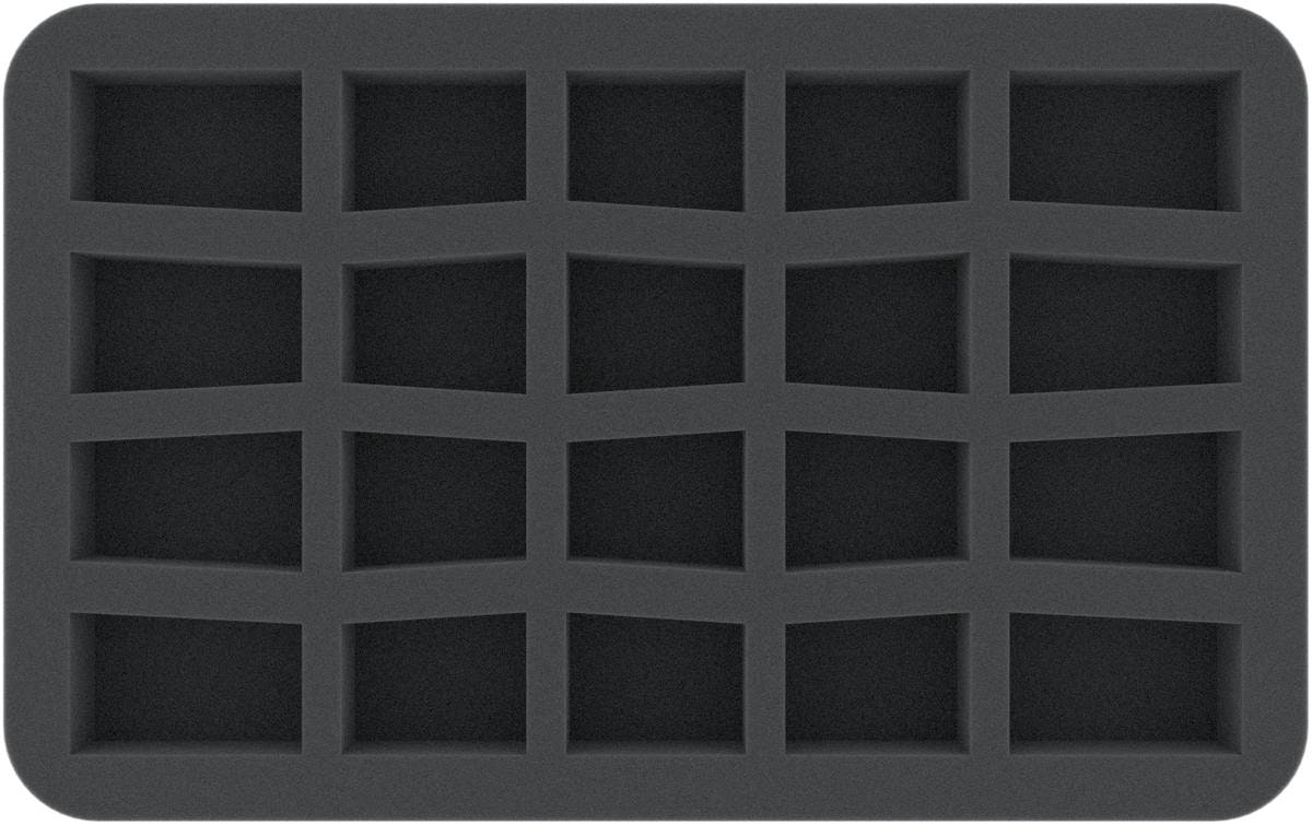 HS035BA05 Foam Tray for Bolt Action - 20 miniatures