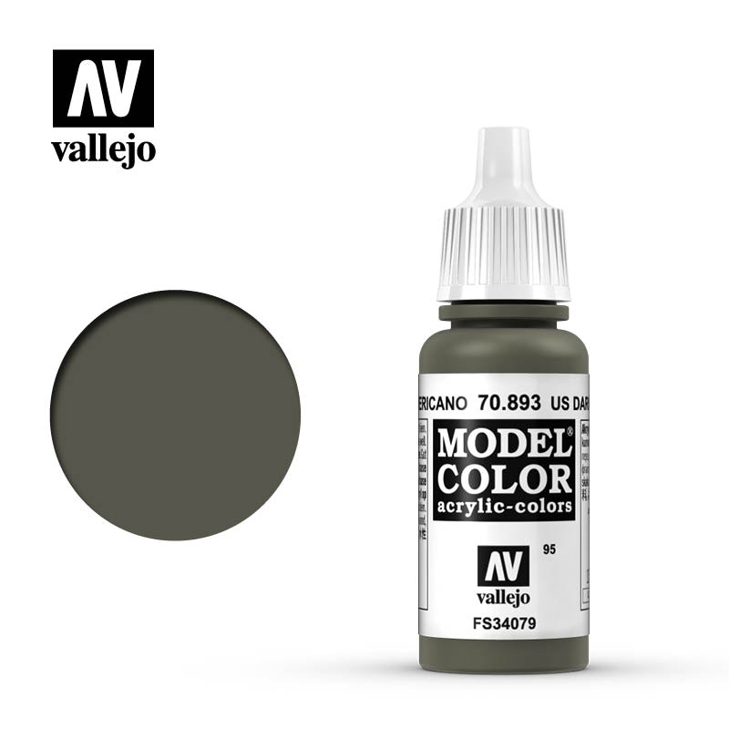 Vallejo Model Color: US Dark Green - 70893