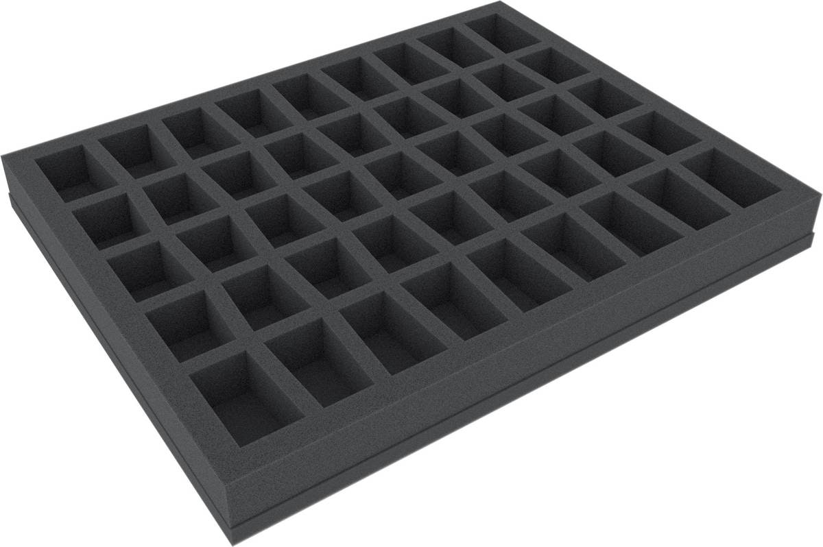 FS035C5BO 35 mm Full-Size foam tray with 45 compartments