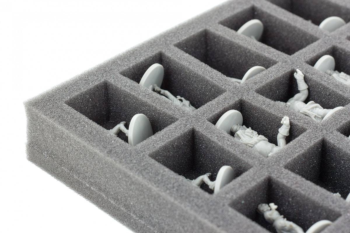 FS035C5BO 35 mm Full-Size foam tray with 45 compartments