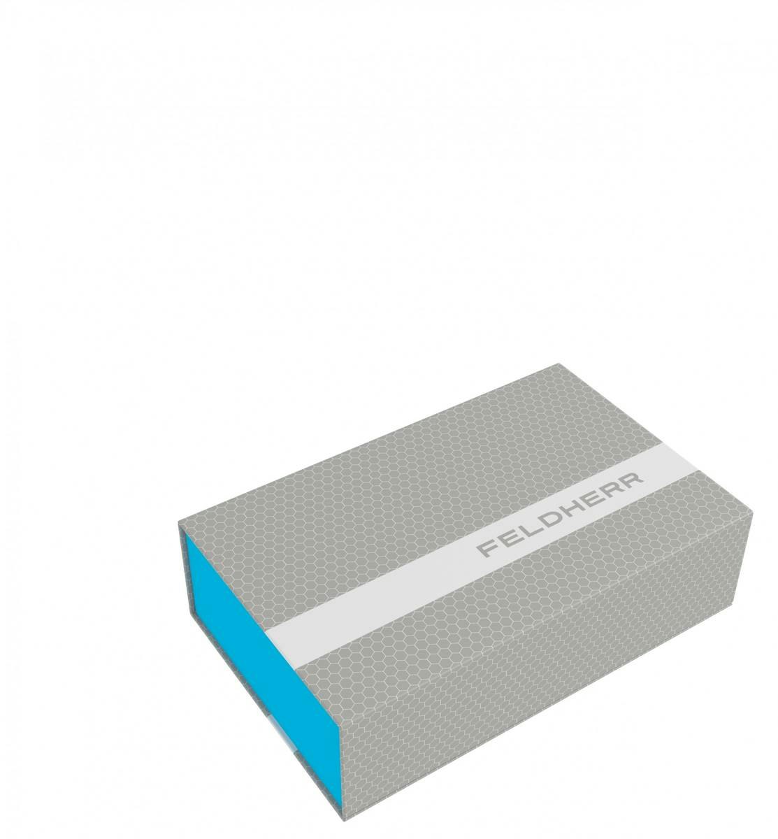 Feldherr Magnetic Box blue Half-Size 75 mm empty - HSMB075