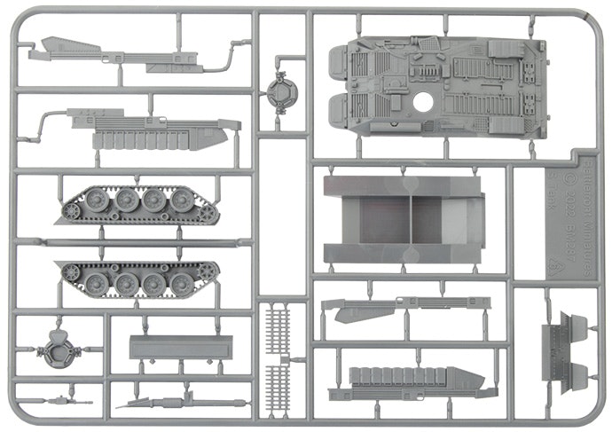 Strv 103 S-tank Platoon (x3 Plastic) - TSWBX01