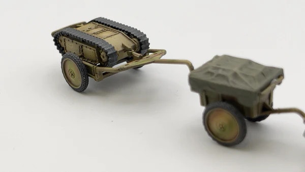 SdKfz 2 Kettenkrad with Trailer Goliath & Crew - Rubicon 280071