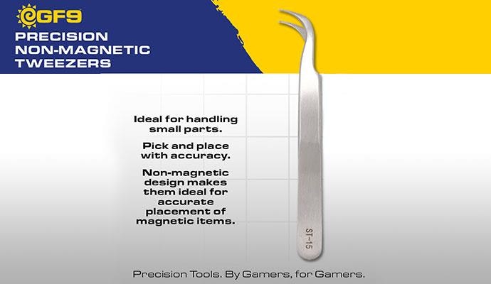 "Precision" Non-Magnetic Tweezers (x1) - GF9T13