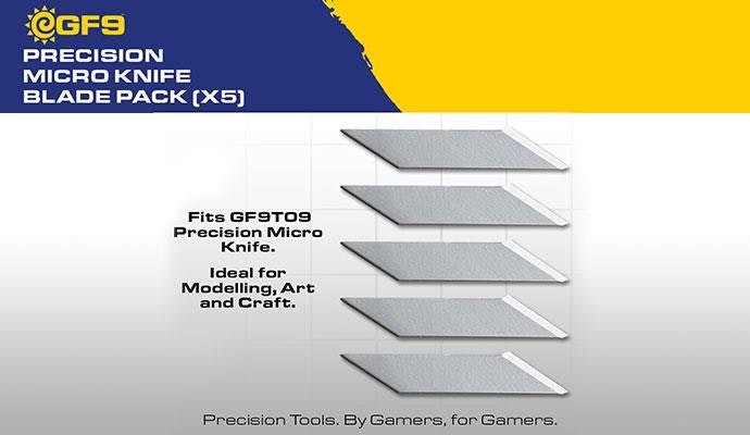 “Precision” Micro Knife Blade Pack (x5) - GF9T10