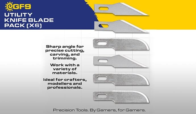 “Utility” Knife Blade Pack (x6) - GF9T03