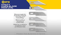 “Utility” Knife Blade Pack (x6) - GF9T03
