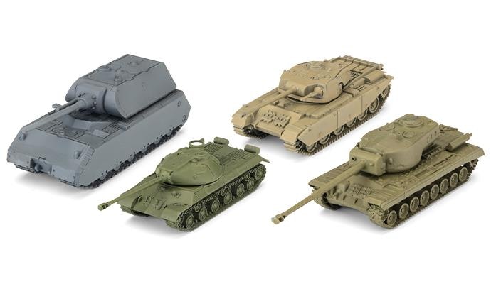 World of Tanks Starter Set (Maus, T29, IS-3, Centurion) - WOT01-UP