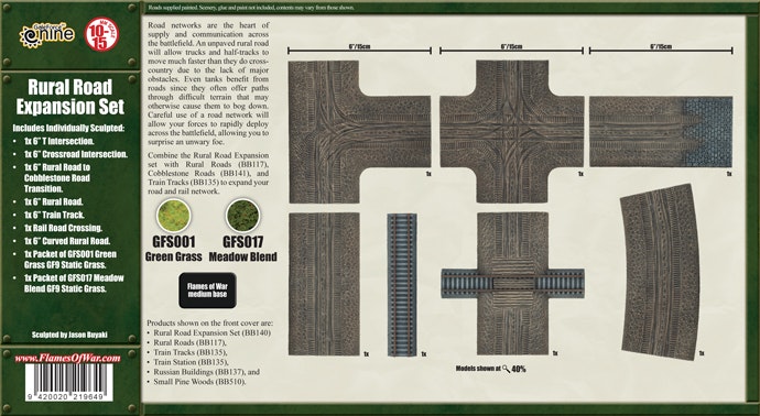 Rural Road Expansion Set (x7) - BB140