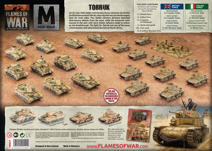 Tobruk - Desert starter set - FWBX12