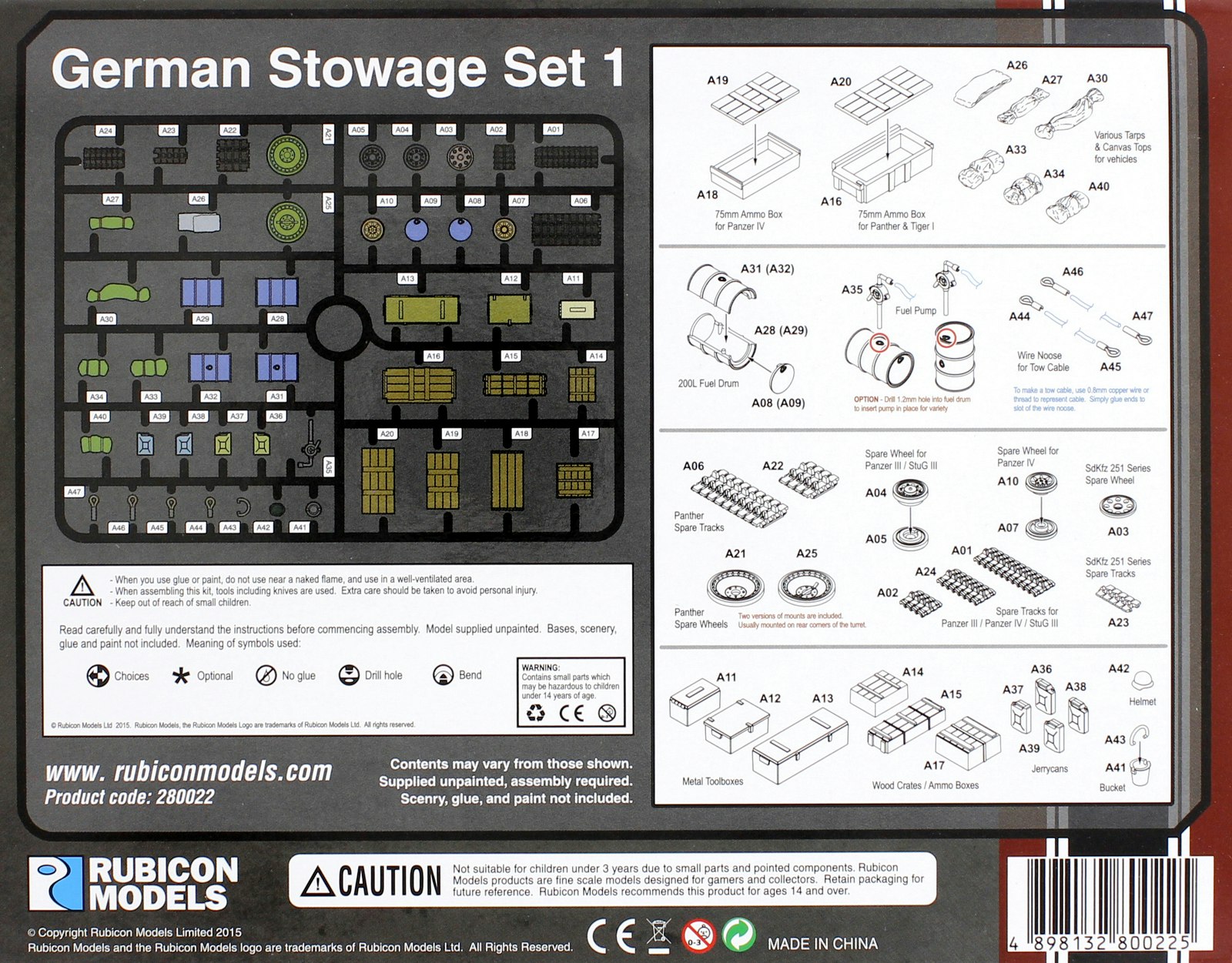 German Stowage Set 1 - 280022