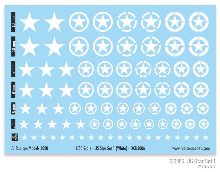 US Star Set 1 (White US Star) DCUS006 / 130055