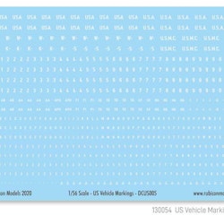 US Vehicle Markings DCUS005 / 130054