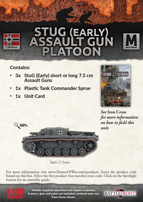 StuG (Early) Assault Gun Platoon (GBX109)