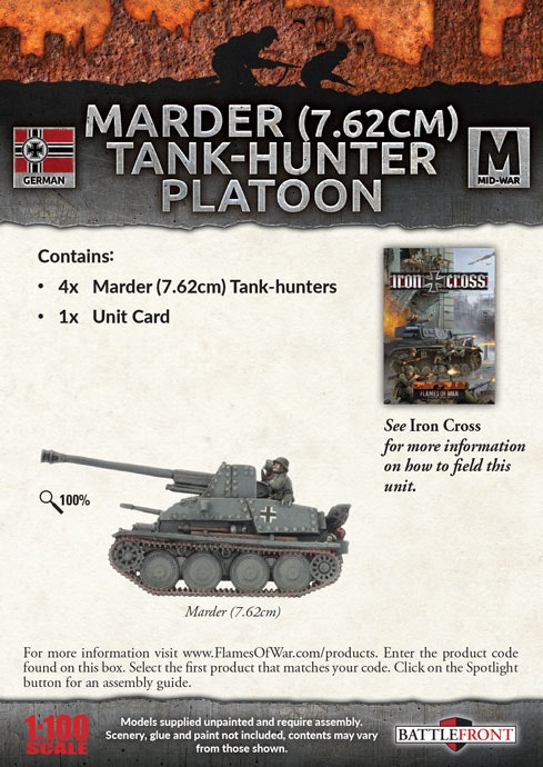 Marder (7.62cm) Tank-hunter Platoon - GBX110