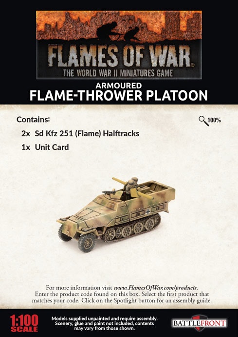 Armoured Flame-thrower Platoon (x2) - GBX156