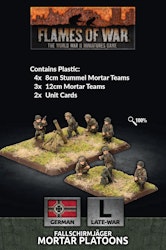 Fallschirmjäger Mortar Platoon (Plastic) - GE769