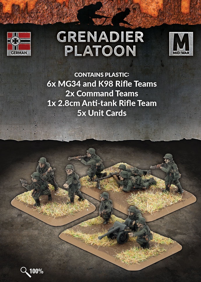 Grenadier Platoon (Plastic) - GE756