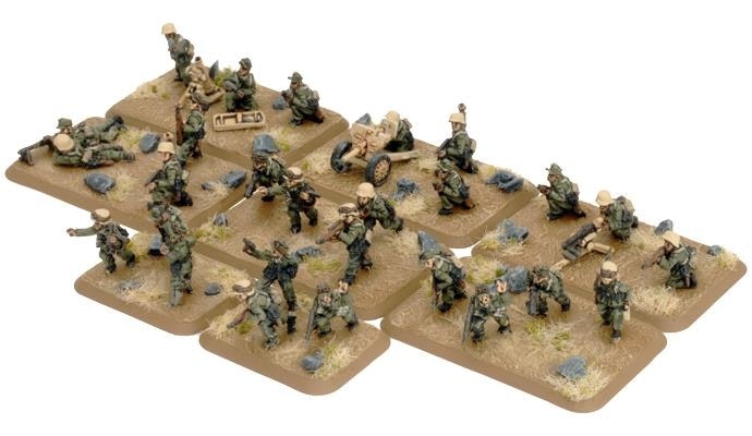 Afrika Korps Rifle Platoon (metal) - GE746