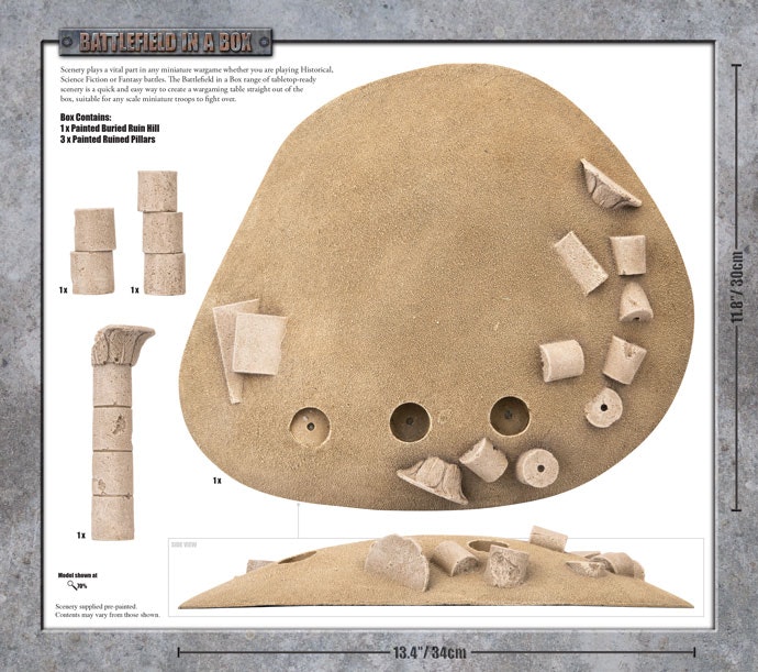 Battlefield in a Box: Forgotten City Buried Ruin - BB902