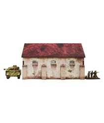 Pre-Painted WW2 Normandy Cowshed (15mm) - H00191