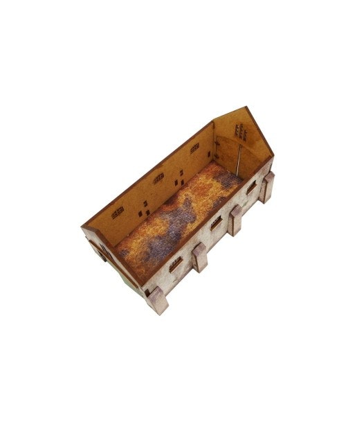Pre-Painted WW2 Normandy Cowshed (15mm) - H00191
