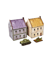 Pre-Painted WW2 NORMANDY TOWNHOUSE 3 (15MM) - H00174