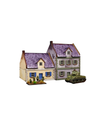 Pre-Painted WW2 NORMANDY TOWNHOUSE 3 (15MM) - H00174
