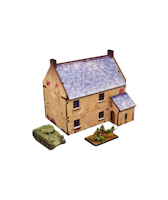 Pre-Painted WW2 NORMANDY TOWNHOUSE 2 (15MM)- H00173