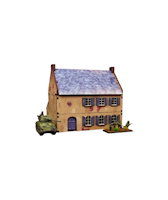 Pre-Painted WW2 NORMANDY TOWNHOUSE 2 (15MM)- H00173